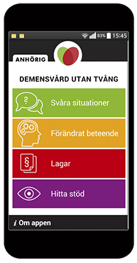 bild på app