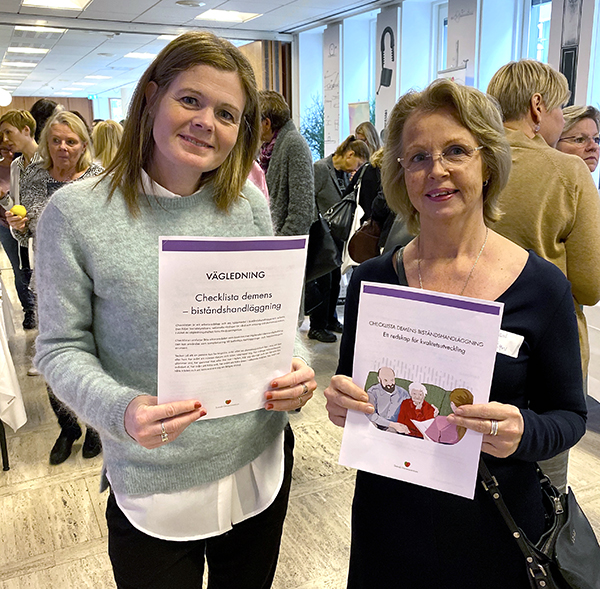 Bild på Helena Stridfeldt och Anna Björngård, Kungsholmens stadsdelsförvaltning