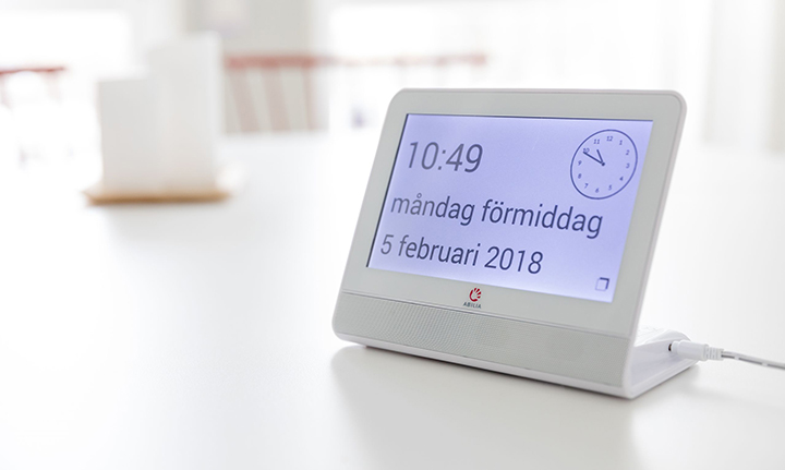 Bild på elektronisk kalender